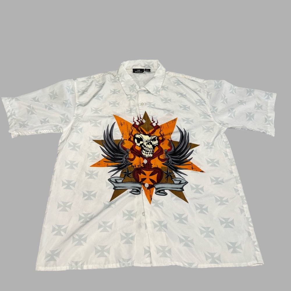 Y2K grunge men’s button down